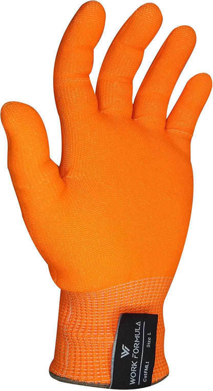 4 pcs Kitchen Cut Resistant Glove Food Grade Snug Fit for Women Men Kids Chefs Butchers