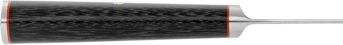 MIYABI Kaizen Hollow Edge Santoku Knife, 5.5-inch, Black/Stainless Steel