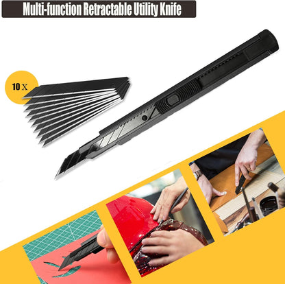 Replacement Blades for Bodyguard Vinyl Backing Cutter Knife, Stainless Steel, Pack of 50