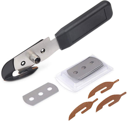 Replacement Blades for Bodyguard Vinyl Backing Cutter Knife, Stainless Steel, Pack of 50