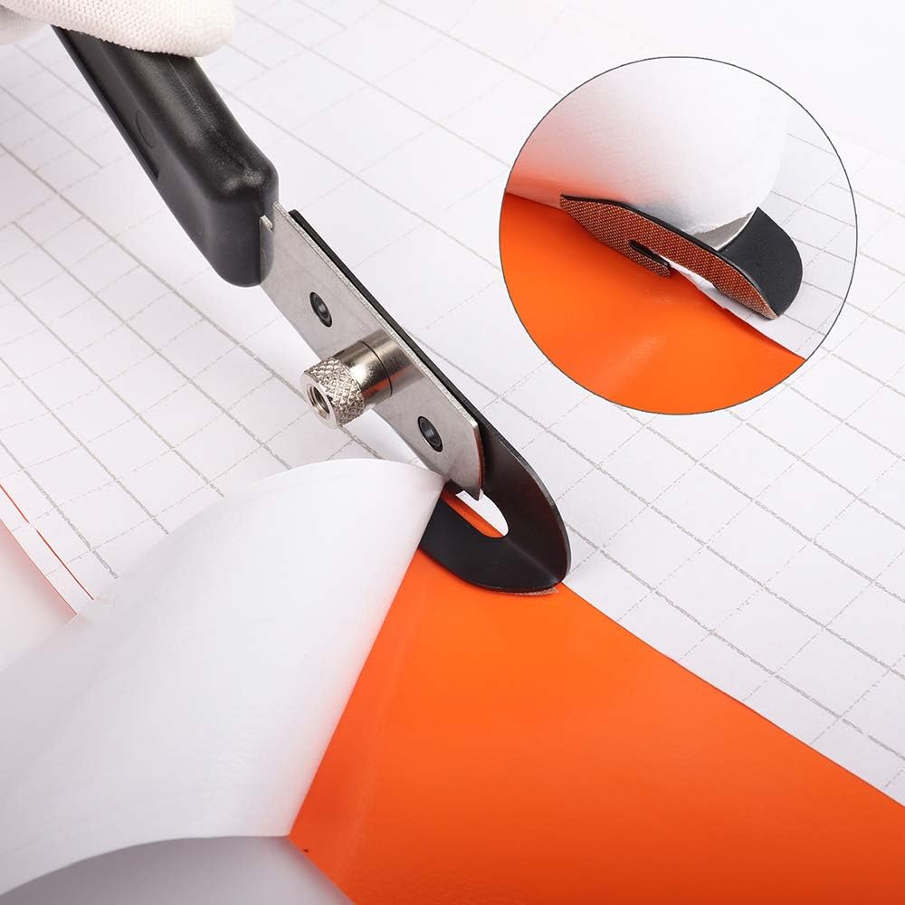 Replacement Blades for Bodyguard Vinyl Backing Cutter Knife, Stainless Steel, Pack of 50