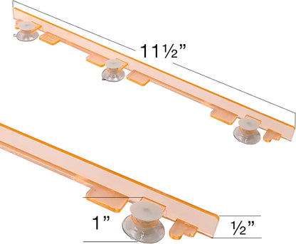 Finger Guards for Quilting - 2 per pkg – Create a 1/2-inch Secure Barrier on Rulers for Quilting and Sewing While Rotary Cutting. Made in USA"