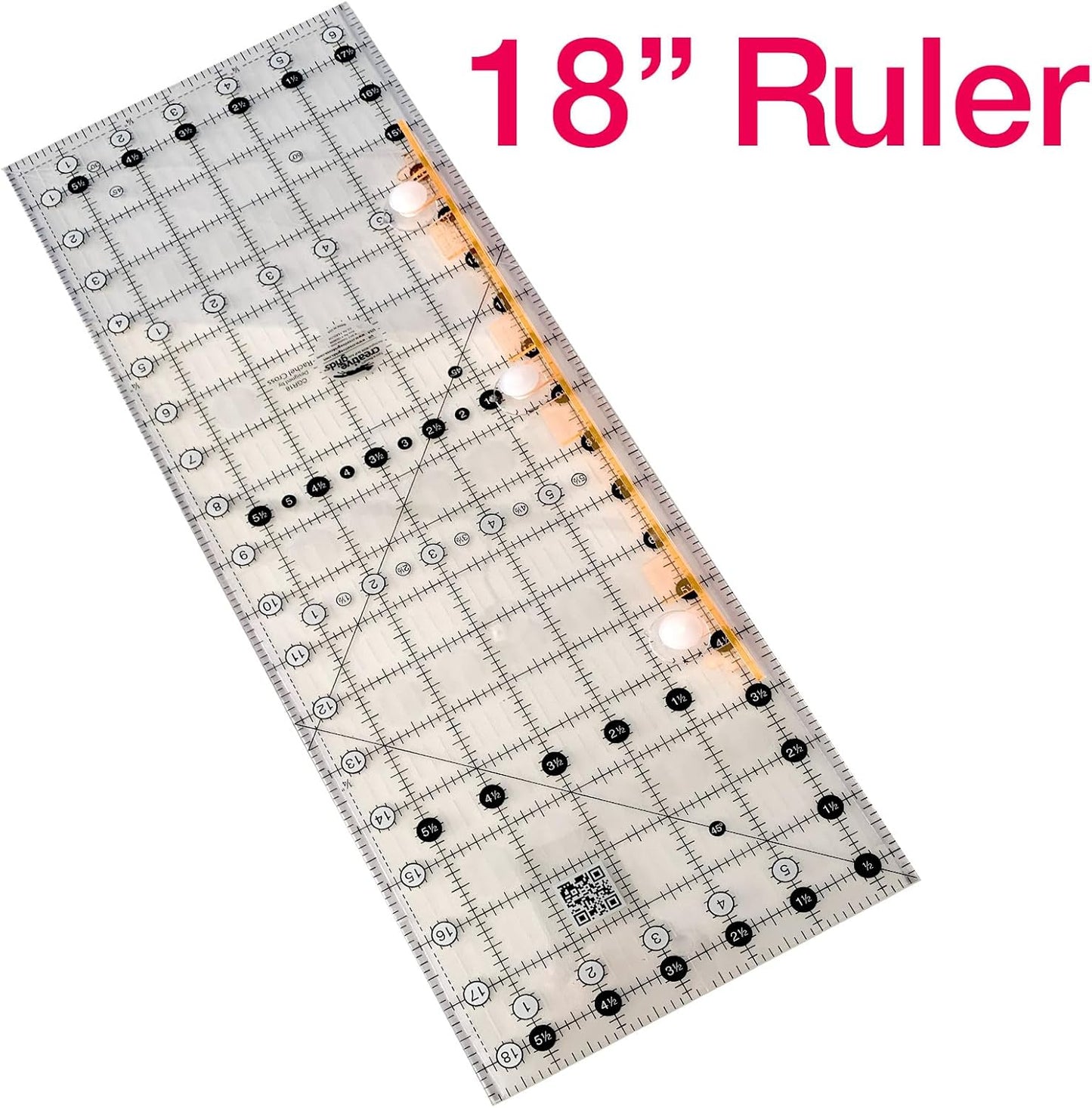 Finger Guards for Quilting - 2 per pkg – Create a 1/2-inch Secure Barrier on Rulers for Quilting and Sewing While Rotary Cutting. Made in USA"