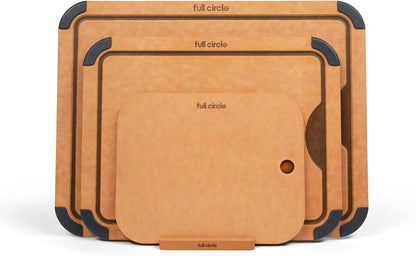 Better-Than-Wood Quick Prep Cutting Board – Small Size 8"x10" – Dishwasher Safe, Reversible & Lightweight, Ultradurable Wood Composite Construction