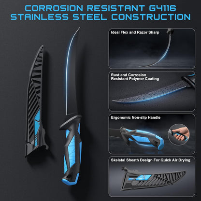 Fillet Knife Kit Combo,Fishing Gear and Gifts for Men