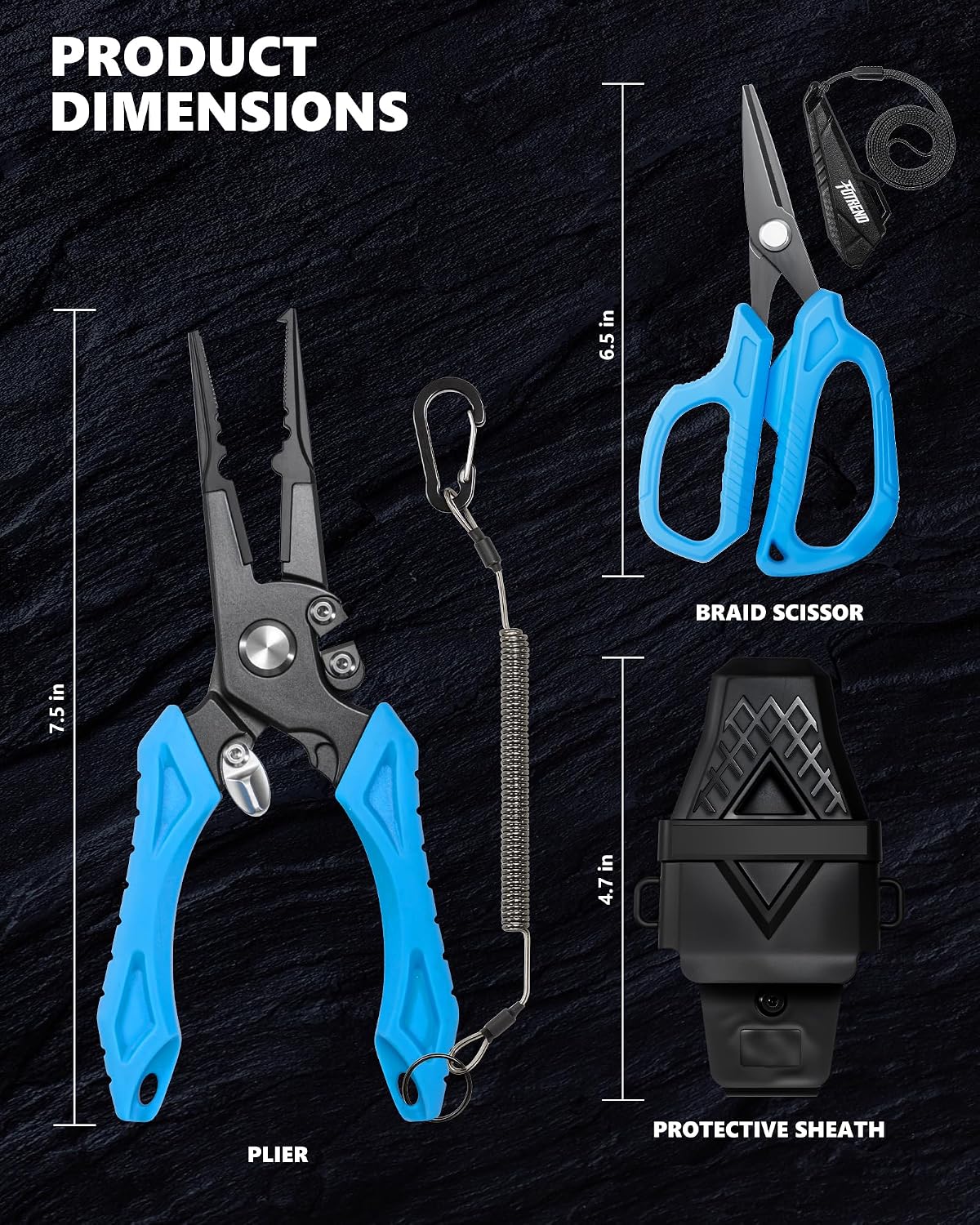 Fillet Knife Kit Combo,Fishing Gear and Gifts for Men