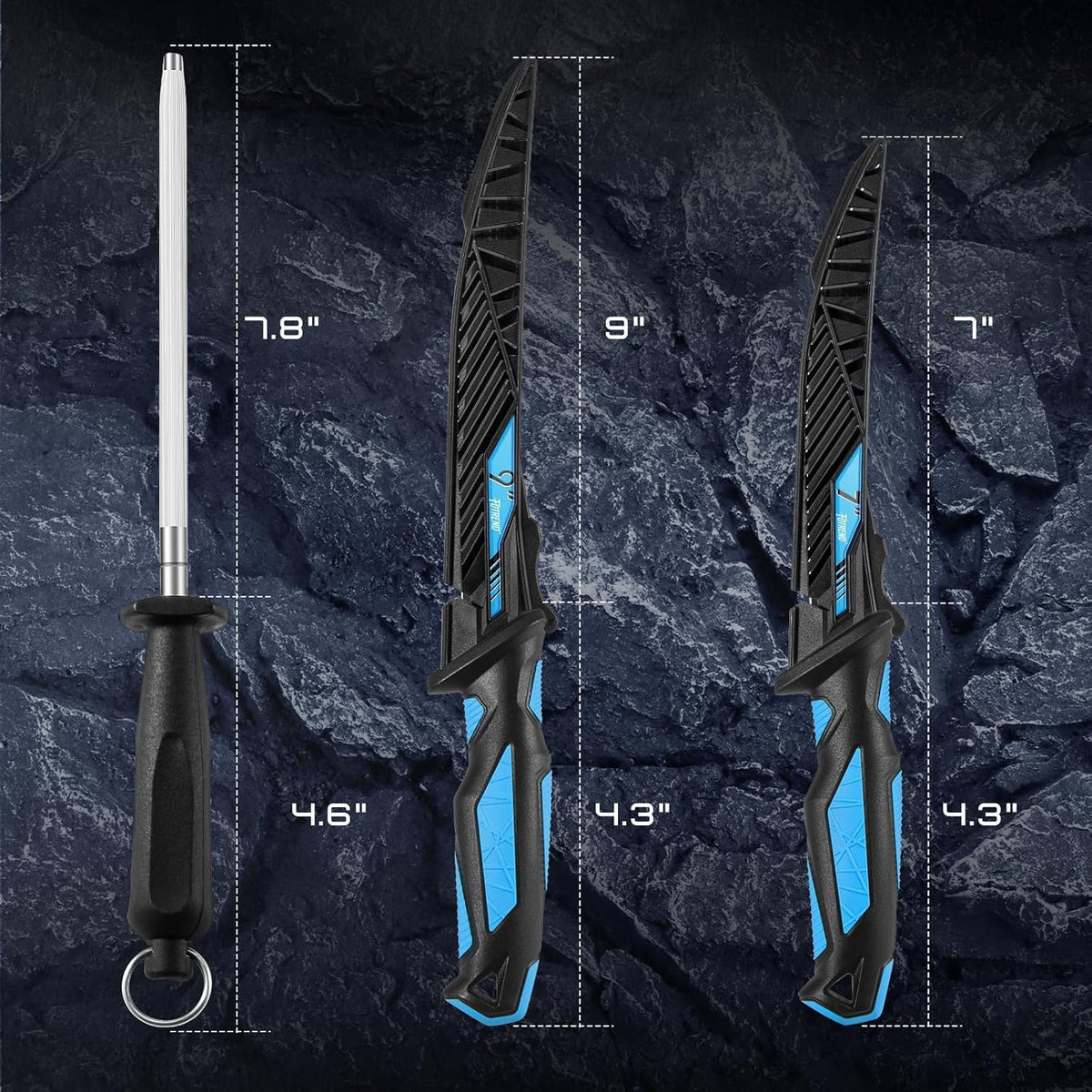 Fillet Knife Kit Combo,Fishing Gear and Gifts for Men