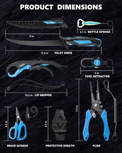 Fillet Knife Kit Combo,Fishing Gear and Gifts for Men
