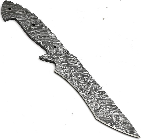 Custom Handmade Damascus Steel Blank Blade Nakiri Knife 8914