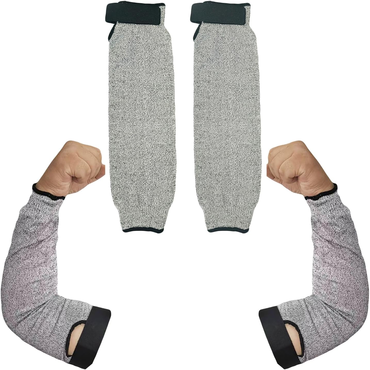 Cut Resistant Farmers Sleeves, Arm Burn Protection Sleeve for Thin Skin and Bruising, Arm Guards for Men Women