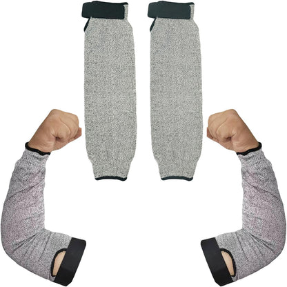 Cut Resistant Farmers Sleeves, Arm Burn Protection Sleeve for Thin Skin and Bruising, Arm Guards for Men Women