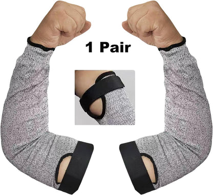 Cut Resistant Farmers Sleeves, Arm Burn Protection Sleeve for Thin Skin and Bruising, Arm Guards for Men Women