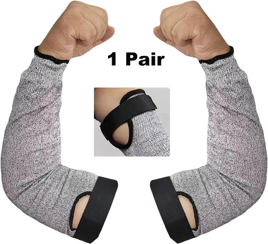 Cut Resistant Farmers Sleeves, Arm Burn Protection Sleeve for Thin Skin and Bruising, Arm Guards for Men Women