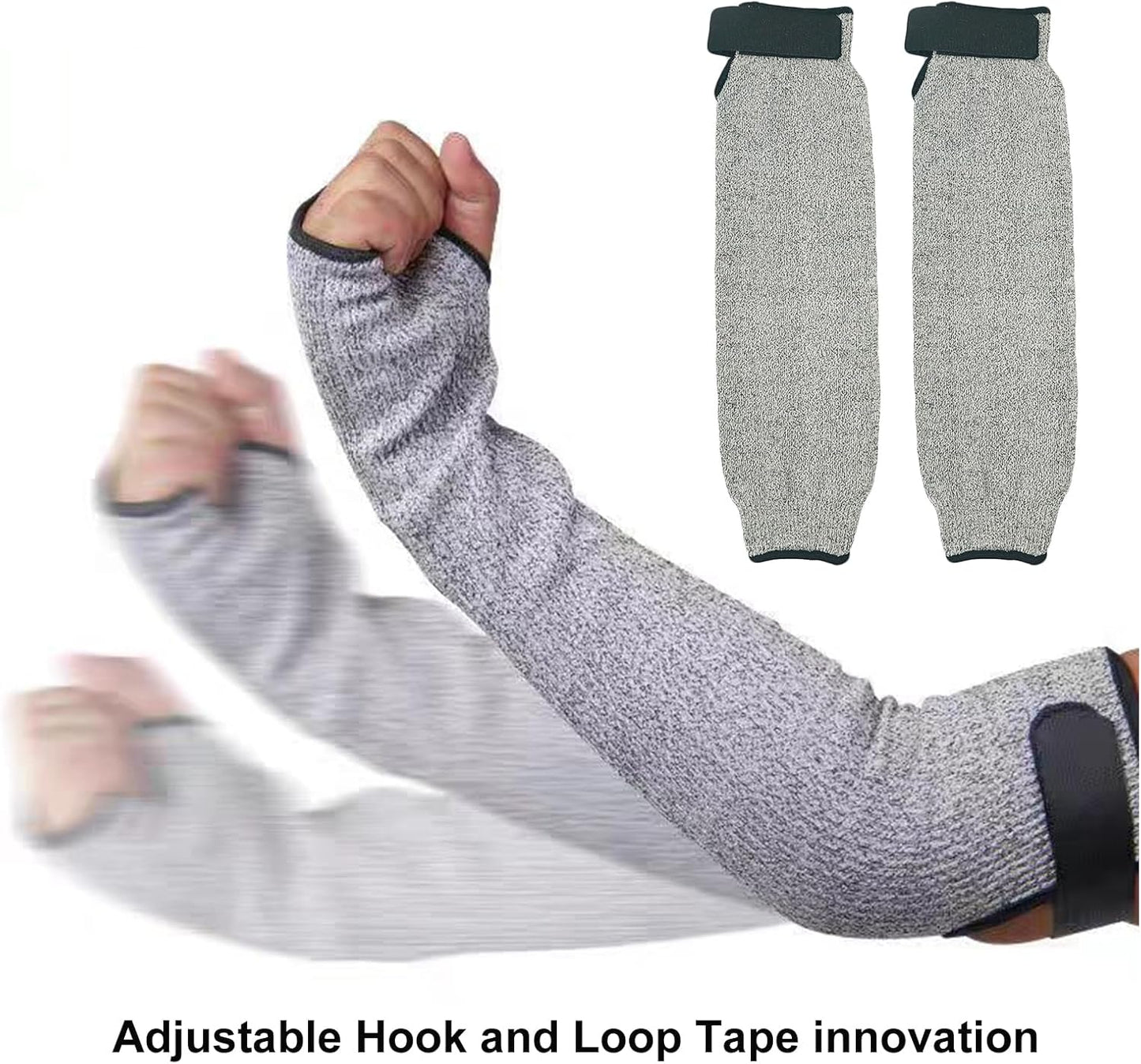 Cut Resistant Farmers Sleeves, Arm Burn Protection Sleeve for Thin Skin and Bruising, Arm Guards for Men Women