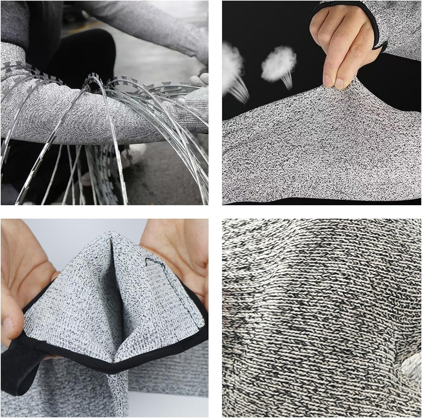 Cut Resistant Farmers Sleeves, Arm Burn Protection Sleeve for Thin Skin and Bruising, Arm Guards for Men Women