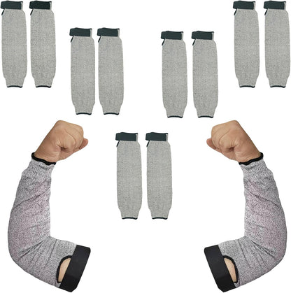 Cut Resistant Farmers Sleeves, Arm Burn Protection Sleeve for Thin Skin and Bruising, Arm Guards for Men Women