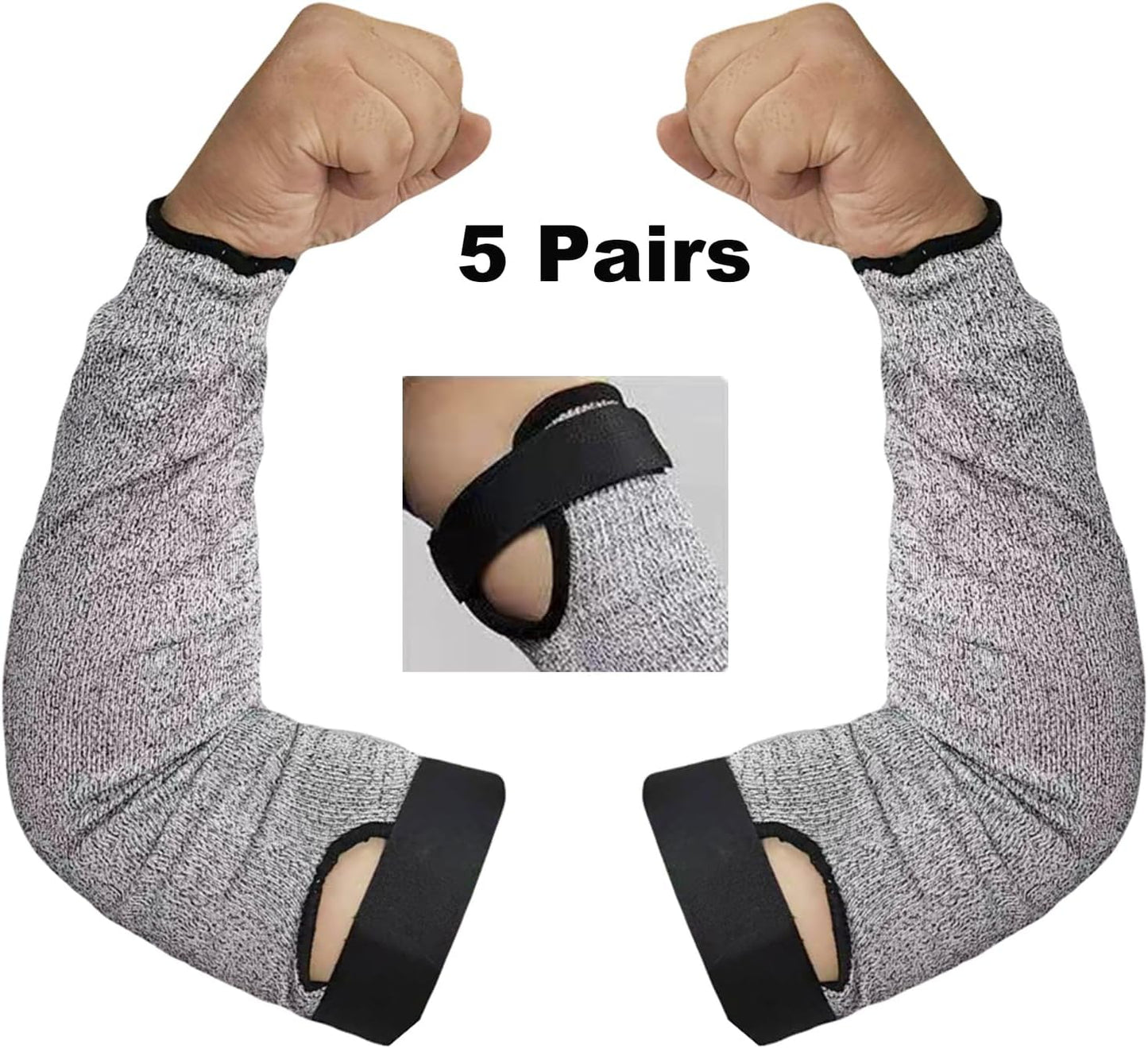 Cut Resistant Farmers Sleeves, Arm Burn Protection Sleeve for Thin Skin and Bruising, Arm Guards for Men Women