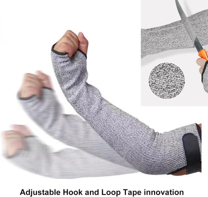 Cut Resistant Farmers Sleeves, Arm Burn Protection Sleeve for Thin Skin and Bruising, Arm Guards for Men Women