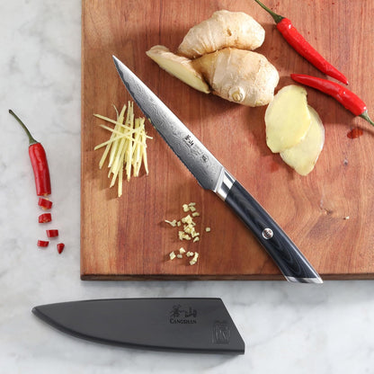 Cangshan KURO Series 5-Inch Serrated Utility Knife