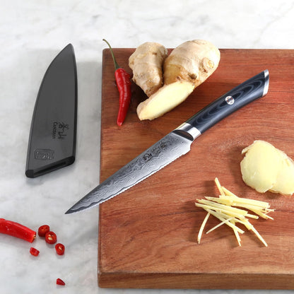 Cangshan KURO Series 5-Inch Serrated Utility Knife