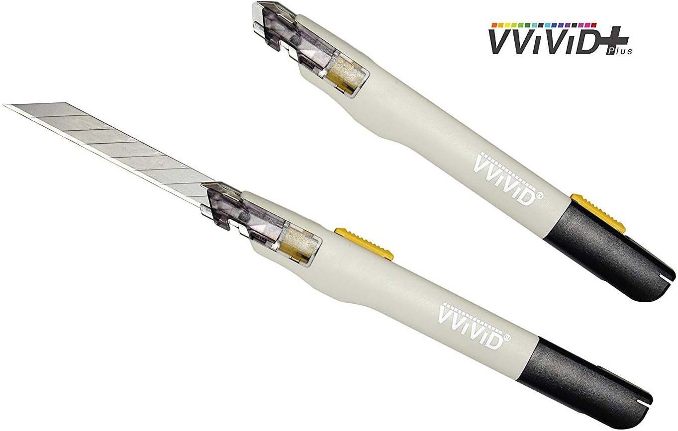 VViViD Premium Retractable Precision Balanced Multi-Use Utility Cutting Knife for Automotive Vinyl Wraps (1 Pack)