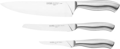 Insignia Steel Steak Knives, 4.5" Stainless Steel Blades for Effortless Cutting, For Home Kitchen and Professional Use