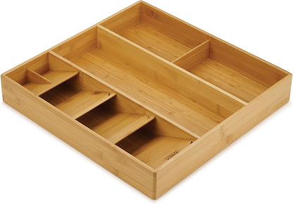 DrawerStore Compact Knife Organizer, holds up to 9 knives, Kitchen Organization & Drawer Storage, Bamboo