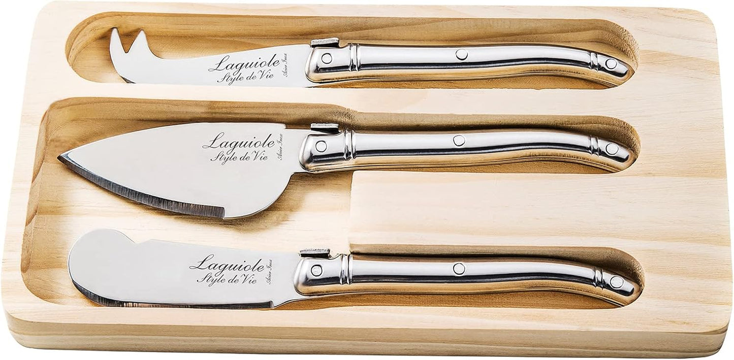 Cheese Knife Set - Premium Line Cheese Knives Set with Charcuterie Board - Dishwasher Safe - Premium Tableware
