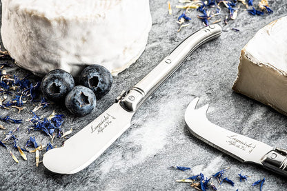 Cheese Knife Set - Premium Line Cheese Knives Set with Charcuterie Board - Dishwasher Safe - Premium Tableware