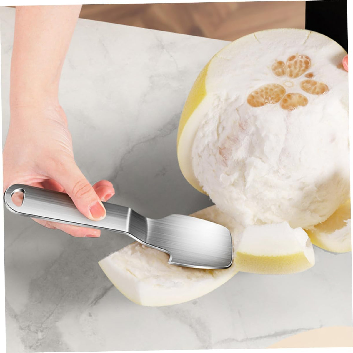 Stainless Steel Grapefruit Knife Heavy Duty Fruit Cutter Multi-use Kitchen Tool for Lemon Orange