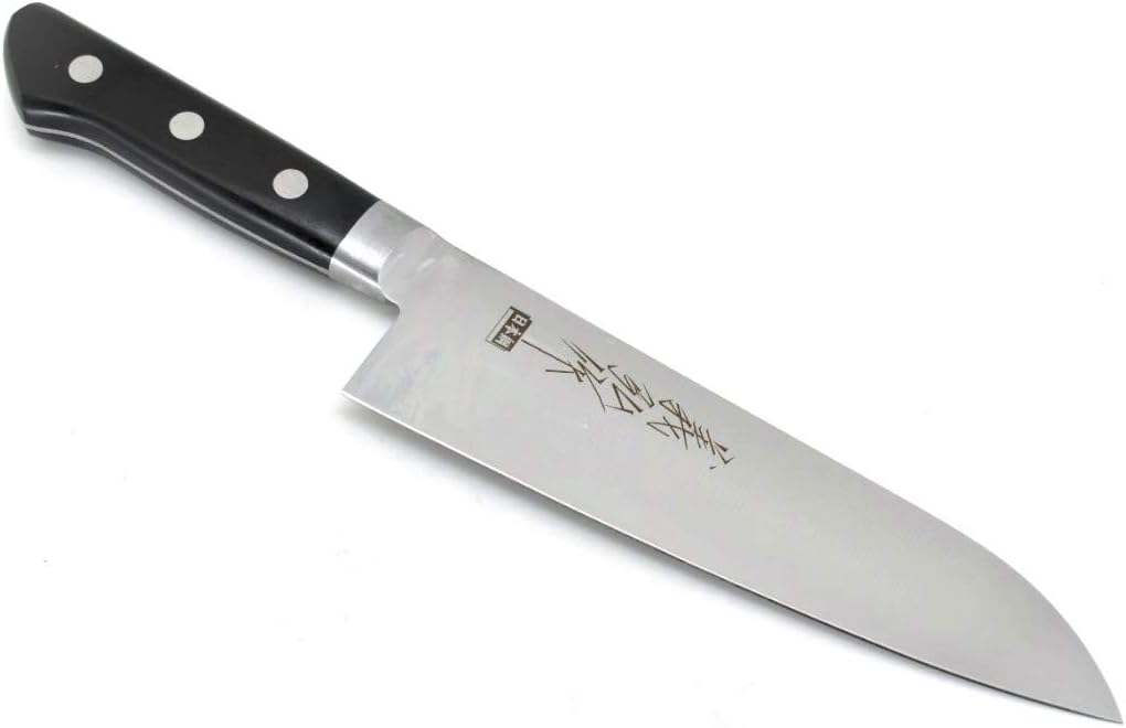 Yoshihiro Hi-Carbon Japan Steel(SK-4), HGA Series Japanese Santoku(Multi Purpose Knife) 180 mm/7.1"