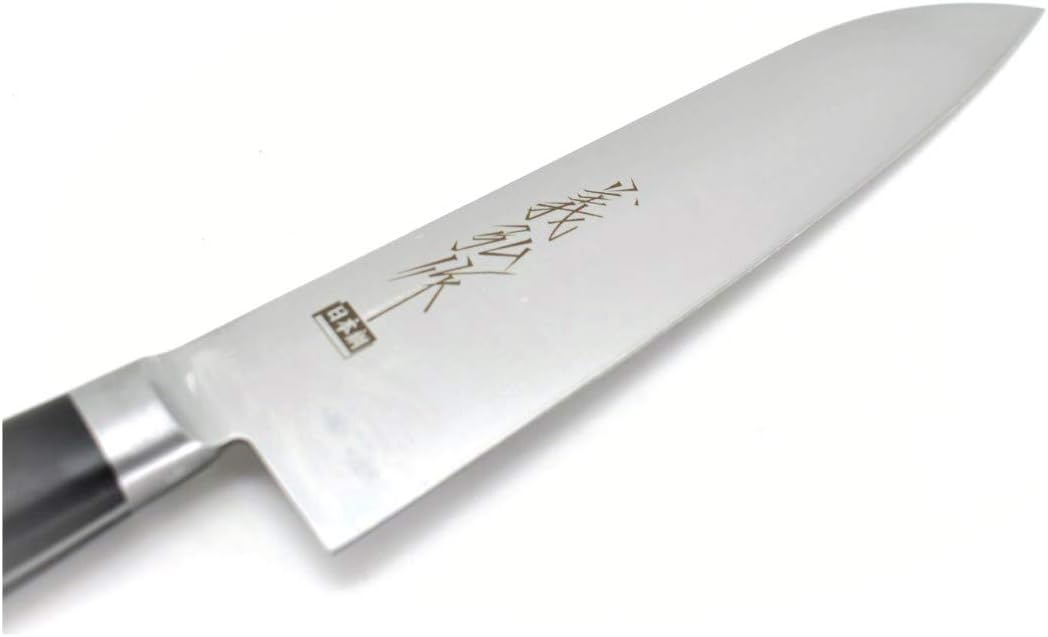 Yoshihiro Hi-Carbon Japan Steel(SK-4), HGA Series Japanese Santoku(Multi Purpose Knife) 180 mm/7.1"