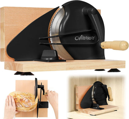 Manual Bread Slicer for Homemade Bread,Even Slicing from Thin to Thick