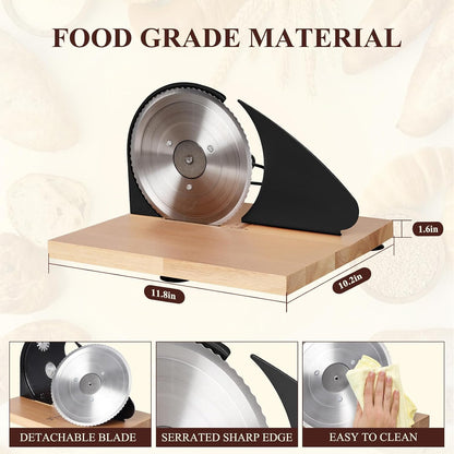 Manual Bread Slicer for Homemade Bread,Even Slicing from Thin to Thick