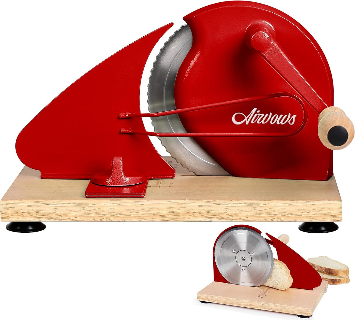 Manual Bread Slicer for Homemade Bread,Even Slicing from Thin to Thick