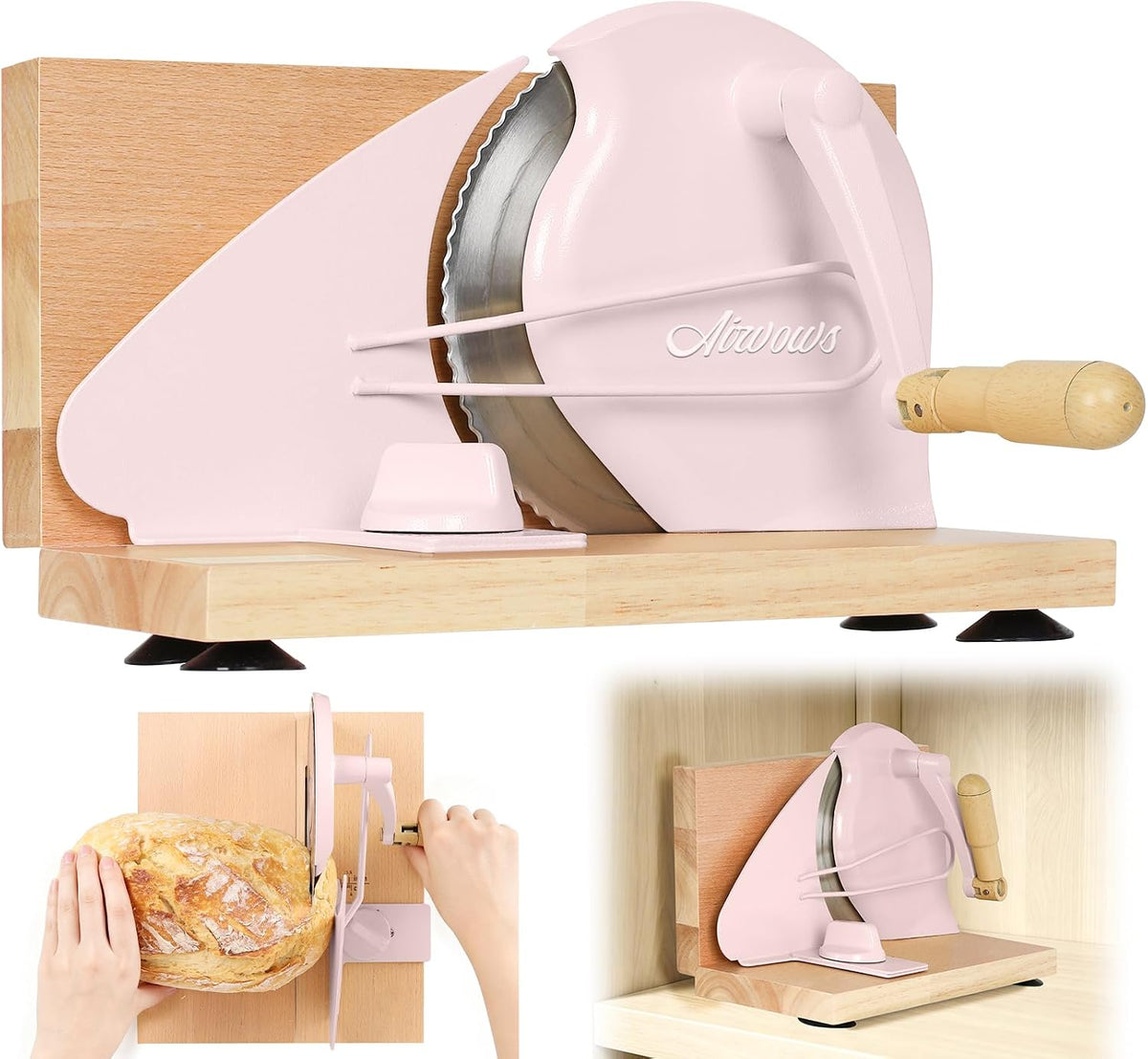 Manual Bread Slicer for Homemade Bread,Even Slicing from Thin to Thick