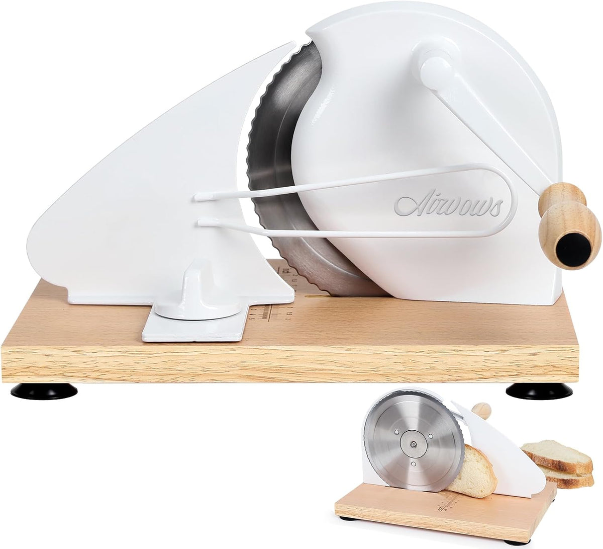 Manual Bread Slicer for Homemade Bread,Even Slicing from Thin to Thick