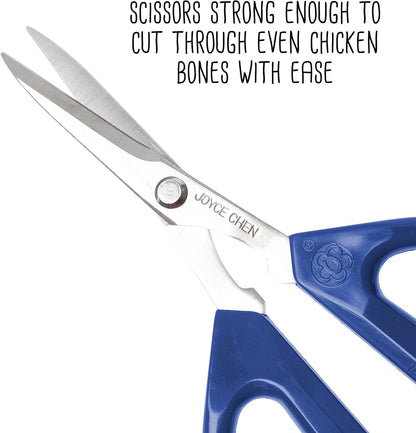 Original Unlimited Kitchen Scissors All Purpose Kitchen Shears With Comfortable Handles, Red