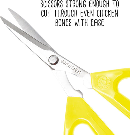 Original Unlimited Kitchen Scissors All Purpose Kitchen Shears With Comfortable Handles, Red