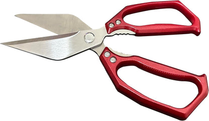 Heavy Duty Kitchen Scissors for Food Thickened Stainless Steel Kitchen Shears, Ultra Sharp Multipurpose Cooking Scissors for Cutting Poultry Bones, Fish, Vegetables, Meat Scissors Heavy Duty(Red)