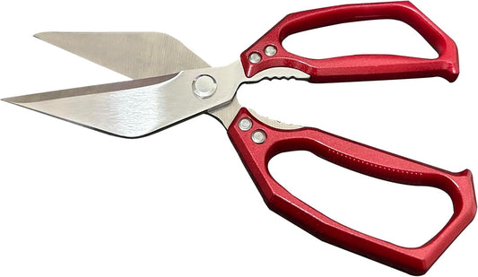 Heavy Duty Kitchen Scissors for Food Thickened Stainless Steel Kitchen Shears, Ultra Sharp Multipurpose Cooking Scissors for Cutting Poultry Bones, Fish, Vegetables, Meat Scissors Heavy Duty(Red)