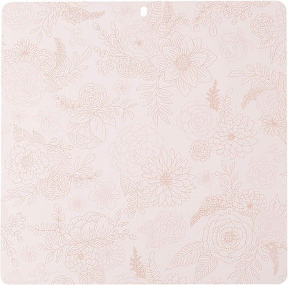 Self Healing Cutting Mat - Mat for use with TrueControl Knife, Rotary Cutter, Craft Knife, Xacto Knife - 12" x 12", Decorative, 2X Healing, Extra-Thick Cutting Mat, Rose