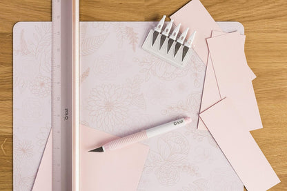 Self Healing Cutting Mat - Mat for use with TrueControl Knife, Rotary Cutter, Craft Knife, Xacto Knife - 12" x 12", Decorative, 2X Healing, Extra-Thick Cutting Mat, Rose