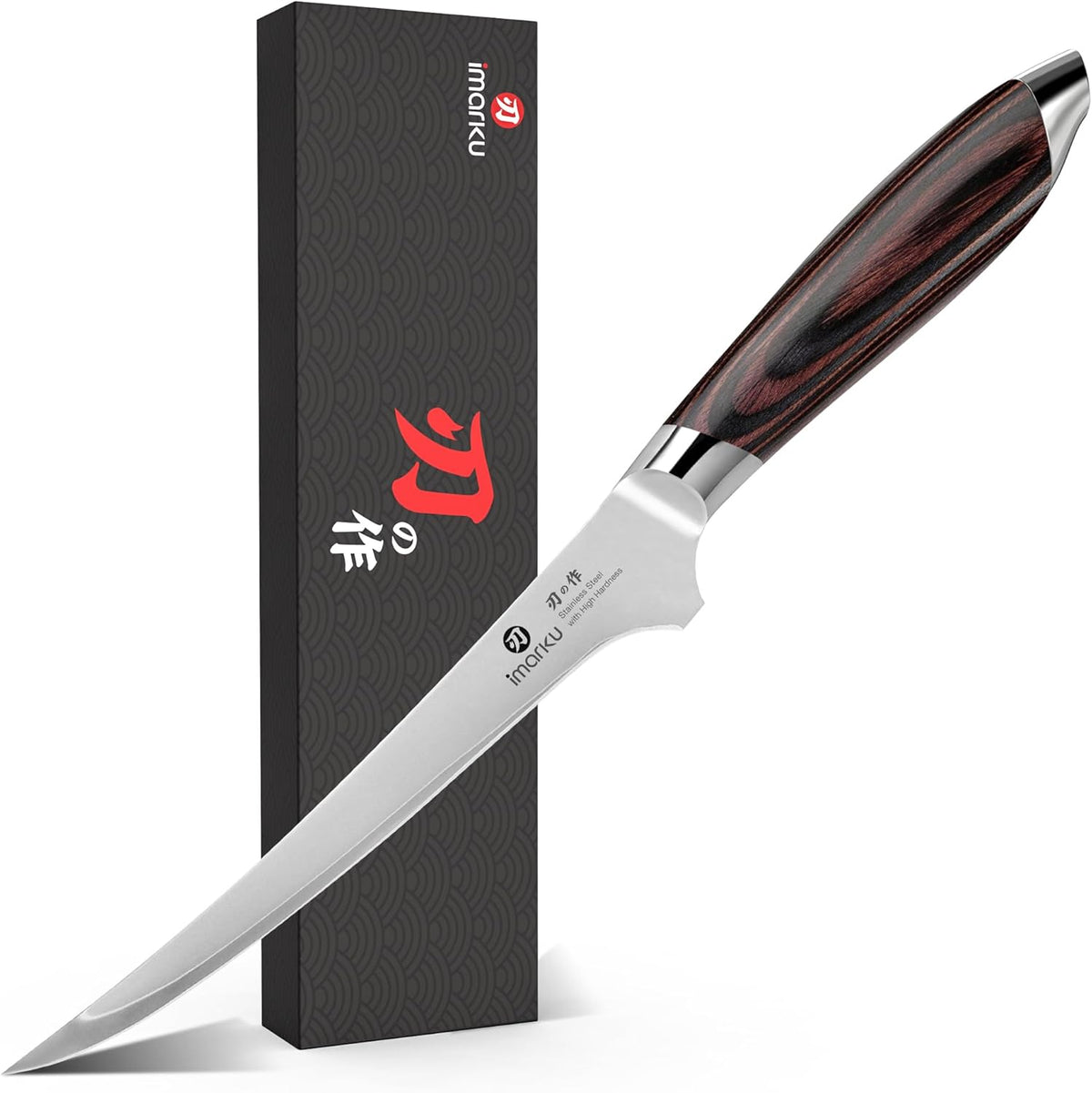 Cleaver Knife 7 Inch Meat Cleaver, Japanese High Carbon Stainless Steel Butcher Knife with Ergonomic Handle, Ultra Sharp Chopping Knife, Kitchen Gadgets for Home/Restaurant, Dads Gifts