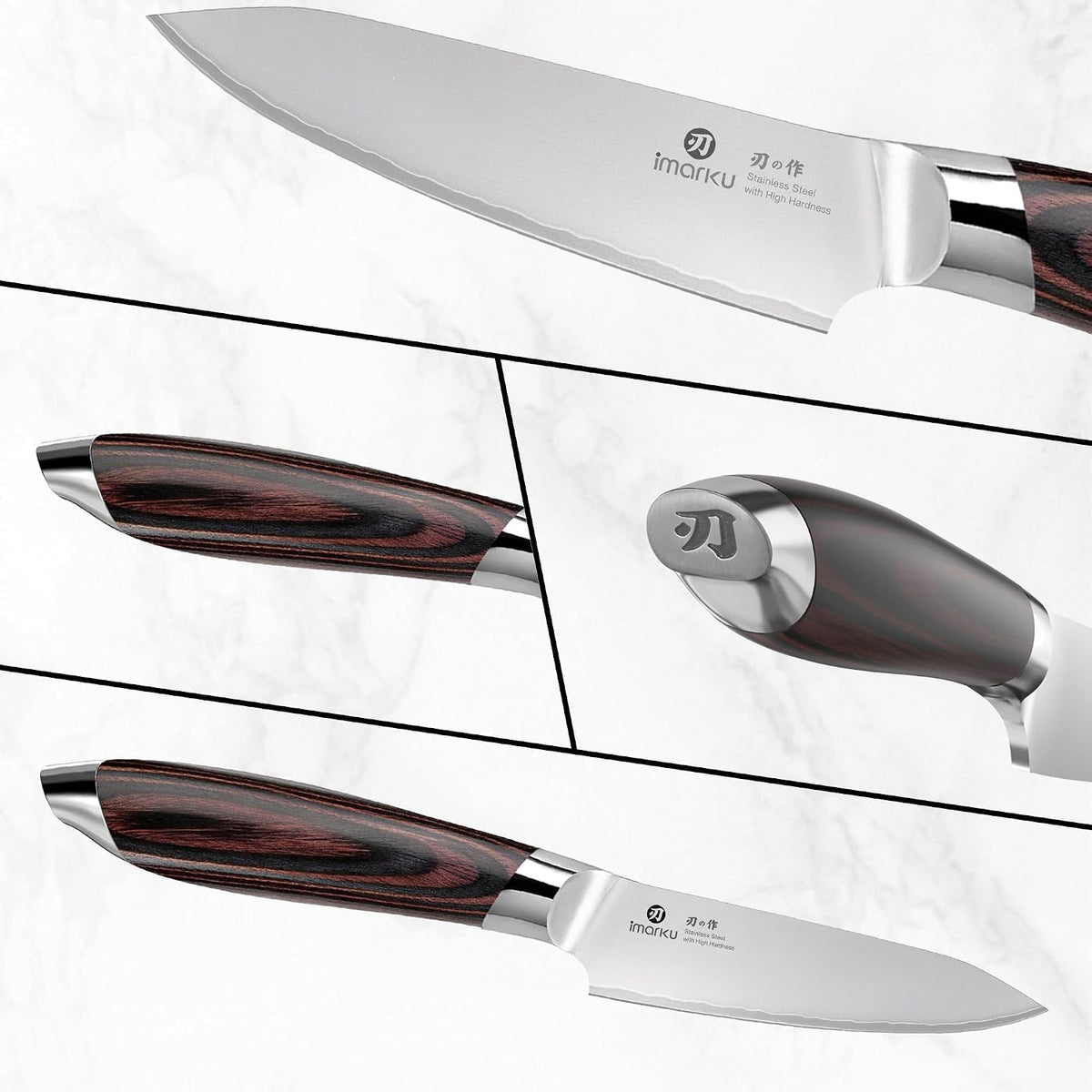 Cleaver Knife 7 Inch Meat Cleaver, Japanese High Carbon Stainless Steel Butcher Knife with Ergonomic Handle, Ultra Sharp Chopping Knife, Kitchen Gadgets for Home/Restaurant, Dads Gifts