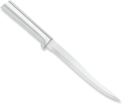 Carver Boning Knife (R108), Silver Handle | 6.63" Stainless Steel Blade, Silver Cast Aluminum Handle