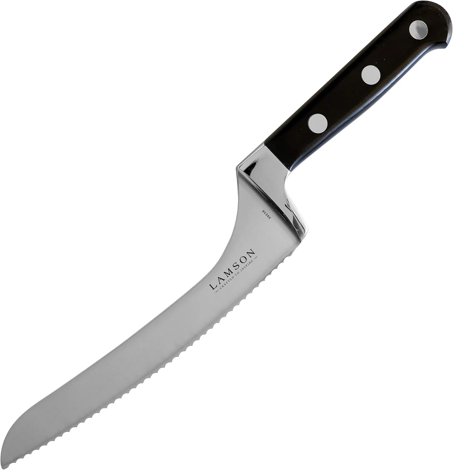 Lamson 7" Premier Forged Offset Serrated Bread Knife (MIDNIGHT)