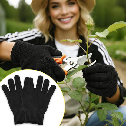 Cut Resistant Gloves, Level 5, Non-Slip Grip, Machine Washable, for Kitchen, Oyster Shucking, Woodworking