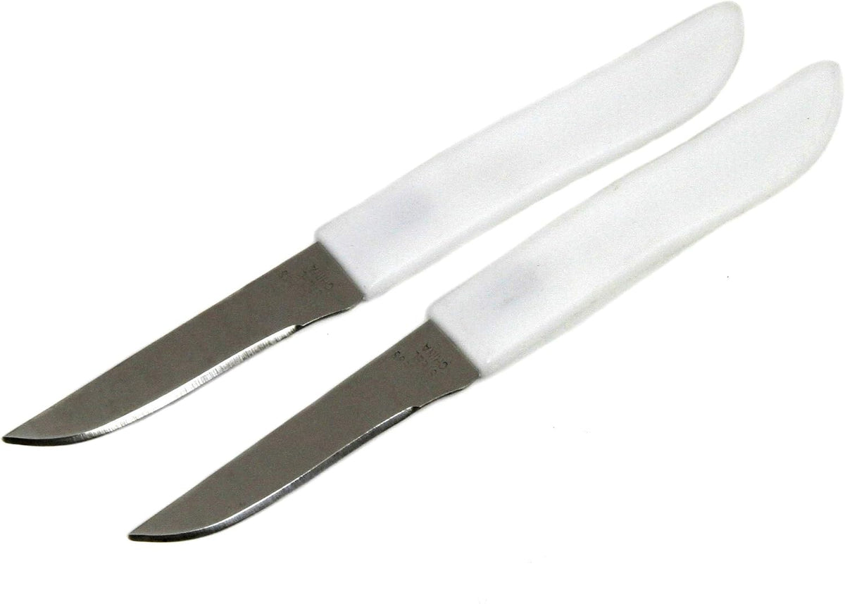 Select Paring Knife Set, 2.5 Inch Blade 6 Inches In Length 4 Piece Set, Stainless Steel/Black