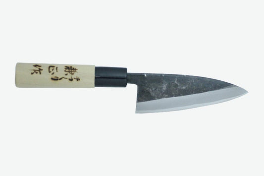 Kanetsune Usu-Deba 105mm With Plastic Bolster Magnolia wood handle,"Kuro-Uchi" finished KC-552